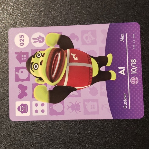 3/$12 Al 025 animal crossing ACNH Nintendo switch amiibo card - Picture 1 of 1